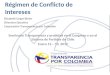 Régimen de Conflicto de Intereses Elisabeth Ungar Bleier Directora Ejecutiva Corporación Transparencia por Colombia Seminario Transparencia y probidad