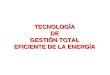 TECNOLOGÍADE GESTIÓN TOTAL EFICIENTE DE LA ENERGÍA