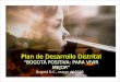 Plan de Desarrollo Distrital “BOGOTÁ POSITIVA: PARA VIVIR MEJOR” Plan de Desarrollo Distrital “BOGOTÁ POSITIVA: PARA VIVIR MEJOR” Bogotá D.C., marzo de