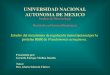 UNIVERSIDAD NACIONAL AUTONOMA DE MEXICO Estudio del mecanismo de regulación transcripcional por la proteína RhlR de Pseudomonas aeruginosa. Presentado