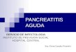 PANCREATITIS AGUDA Dra. Elena Candia Florentín SERVICIO DE INFECTOLOGIA INSTITUTO DE PREVISION SOCIAL HOSPITAL CENTRAL