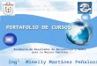 LOGO PORTAFOLIO DE CURSOS Evidencia de Resultados de Aprendizaje y medio para la Mejora Continua Ing° Minelly Martinez Peñaloza