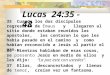 Lucas 24:35 - 48 35 Cuando los dos discípulos regresaron de Emaus y llegaron al sitio donde estaban reunidos los apóstoles, les contaron lo que les había