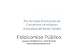 Fideicomiso Público Notario FEDERICO M. CASTELLINO   XIV Jornadas Provinciales de Contadores Municipales