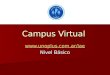 Campus Virtual  Nivel Básico