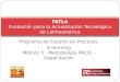 Programa de Experto en Procesos E-learning Módulo 5 - Metodología PACIE – Capacitación FATLA Fundación para la Actualización Tecnológica de Latinoamérica