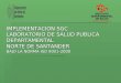 IMPLEMENTACION SGC LABORATORIO DE SALUD PUBLICA DEPARTAMENTAL NORTE DE SANTANDER BAJO LA NORMA ISO 9001-2000