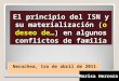El principio del ISN y su materialización (o deseo de…) en algunos conflictos de familia Necochea, 1ro de abril de 2011 Marisa Herrera 1
