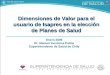 Dimensiones de Valor para el usuario de Isapres en la elección de Planes de Salud Enero 2009 Dr. Manuel Inostroza Palma Superintendente de Salud de Chile