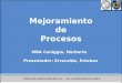 Sistemas Administrativos – 1er Cuatrimestre 2013 Mejoramiento de Procesos MBA Caniggia, Norberto Presentador: Errecalde, Esteban