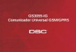 GS3055-IG Comunicador Universal GSM/GPRS. CONFIDENTIAL Estacion de Monitoreo de Alarmas
