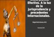 Tutela Judicial Efectiva. A la luz de la jurisprudencia y precedentes Internacionales. Miguel Neria Govea, M.D. Noviembre 2014