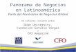 Panorama de Negocios en Latinoamérica Parte del Panorama de Negocios Global Un esfuerzo conjunto entre Duke University, Fundación Getúlio Vargas y CFO