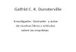 Galfrid C. K. Dunsterville Investigador, ilustrador y autor de muchos libros y artículos sobre las orquídeas
