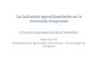 II Encuentro de Desarrollo Rural Sostenible” Rosa Duarte Departamento de Análisis Económico. Universidad de Zaragoza
