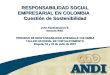 RESPONSABILIDAD SOCIAL EMPRESARIAL EN COLOMBIA Cuestión de Sostenibilidad John Karakatsianis B. Gerente RSE PROCESO DE RESPONSABILIDAD INTEGRAL® COLOMBIA