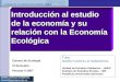 DARÍO CASTILLO SANDOVAL dcastil@javeriana.edu.co Introducción al estudio de la economía y su relación con la Economía Ecológica Tutor DARÍO CASTILLO SANDOVAL