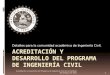 Detalles para la comunidad académica de Ingeniería Civil. 1 Acreditación y Desarrollo del Programa de Ingeniería Civil en el Instituto Tecnológico de