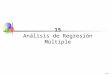 15-1 15 Análisis de Regresión Múltiple. Se ha visto el tema del análisis de regresión simple: Precio de la casa = β 0 + β 1 (Área de la casa) + ε Pero