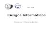 Riesgos Informáticos Profesor: Eduardo Peña J. TIC’s 2013