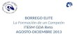 BORREGO ELITE La Formación de un Campeón ITESM GDA Reto AGOSTO-DICIEMBRE 2013