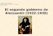 El segundo gobierno de Alessandri (1932-1938) Colegio SSCC Providencia Sector: Historia, Geografía y Cs. Sociales Nivel: IIIº (PCH)