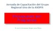 Jornada de Capacitación del Grupo Regional Uno de la ASOFIS M. en A. Armando Sergio Lara Pérez