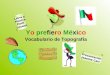 Yo prefiero México Vocabulario de Topograf í a Letra y Música Patti Lozano Presentación Jeanine Carr