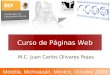 Curso de Páginas Web M.C. Juan Carlos Olivares Rojas Morelia, Michoacán, México, Octubre 2009