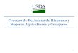 Proceso de Reclamos de Hispanos y Mujeres Agricultores y Granjeros 1