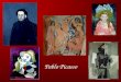 Pablo Picasso Los períodos/ Los temas 1.El período azul 2.El período rosado 3.El período cubista