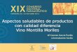 Aspectos saludables de productos con calidad diferencia Vino Montilla Moriles Mª Carmen García Parrilla Universidad de Sevilla