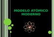 MODELO ATÓMICO MODERNO C ORTEZA ATÓMICA Y ESTRUCTURA ELECTRÓNICA DE LOS ÁTOMOS El modelo atómico de la mecánica cuántica considera un átomo nuclear con