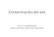 Contaminación del aire Arturo Curiel Ballesteros Salud Ambiental y Desarrollo Sustentable