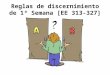 Reglas de discernimiento de 1ª Semana [EE 313-327]