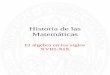 Historia de las Matemáticas El álgebra en los siglos XVIII-XIX