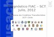 Diagnóstico FIAC – SCT Julio, 2012 Sistema de Créditos Transferibles SCT- Chile