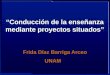 “Conducción de la enseñanza mediante proyectos situados” Frida Díaz Barriga Arceo UNAM