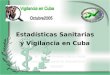 Estadísticas Sanitarias y Vigilancia en Cuba Dr. Sc. Med. Eduardo Zacca Peña Director Nacional de Estadística MINSAP