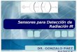 1 Sensores para Detección de Radiación IR Responsable DR. GONZALO PÁEZ PADILLA