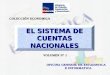EL SISTEMA DE CUENTAS NACIONALES OFICINA GENERAL DE ESTADISTICA E INFORMATICA COLECCIÓN ECONOMICA VOLUMEN Nº 1