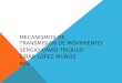 MECANISMOS DE TRANSMISIÓN DE MOVIMIENTO SERGIO DAVID TRUJILLO EIBAR LÓPEZ MUÑOZ 901