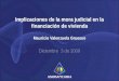 Implicaciones de la mora judicial en la financiación de vivienda Mauricio Valenzuela Gruesso Diciembre 3 de 2009