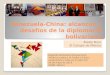 V enezuela-China: alcances y desafíos de la diplomacia bolivariana Venezuela-China: alcances y desafíos de la diplomacia bolivariana Élodie Brun El Colegio
