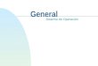 General Sistema de Operación. Introducción Definición Evolución Componentes Servicios