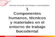 0 1 Componentes humanos, técnicos y materiales en el entorno de trabajo bucodental Técnicas de ayuda odontológica y estomatológica