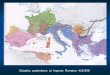 Estados posteriores al Imperio Romano 418-568. Modelos retóricos EDAD MEDIA