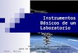Instrumentos Básicos de un Laboratorio Por: Carlos M. Echevarria Nazario para el curso de Fundamentos de Química. Prof. Miller Hazel A