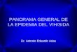 PANORAMA GENERAL DE LA EPIDEMIA DEL VIH/SIDA Dr. Antonio Eduardo Arias
