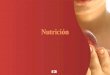 Definición de nutrición Definición de nutrición Importancia Factores Tipos de nutrición Pirámide nutricional Los 10 alimentos mas sanos Consejos para